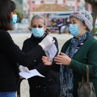 Ação de sensibilização e vacina contra a gripe